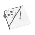 Cape de bain et gant de toilette Panda Chao Chao