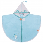 Cape de bain bébé Renard bleu personnalisable