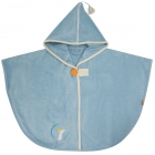 Cape de bain bébé Renard bleu orage personnalisable