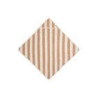 Cape de bain bébé 75x75 cm Éponge Stripe Biscuit