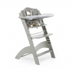 Chaise haute évolutive Lambda 3 stone grey