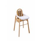 Chaise haute bois Lili Vernis naturel