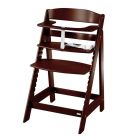 Chaise haute évolutive Sit Up Flex bois brun