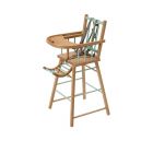 Chaise haute en bois André Hybride vert mint