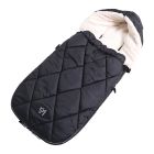 Chancelière pour poussette XL TOO - Noir/crème