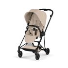 Poussette compacte Mios 4 Cozy Beige châssis Matt Black