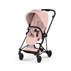 Poussette compacte Mios 4 Peach Pink châssis Matt Black