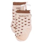 Chaussettes bébé coeurs Miss Parfaite 6 à 18 mois