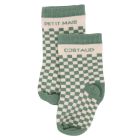 Chaussettes bébé damier Petit mais Costaud 6 à 18 mois