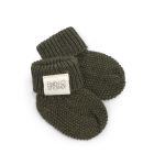 Chaussons bébé tricot Cashmere Coloris Musk - Taille 0 à 1 mois