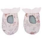Chaussons ailes d'ange 0-6 mois imprimé jardin enchanté