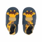 Chaussons bébé taille L Navy Giraffe