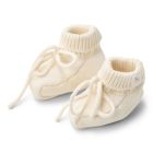 Chaussons en tricot - Off White - 0/2 mois