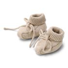 Chaussons en tricot - Soft Beige - 2/6 mois