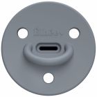Sucette physiologique Choochoo extra-fine, 6-12 mois, Bleu Gris