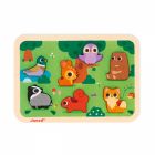 Puzzle en bois Chunky Animaux de la forêt 7 pièces