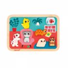 Puzzle en bois Chunky Animaux familiers 7 pièces