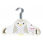 Lot de 10 cintres enfant Chouette