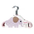 Lot de 10 cintres enfant Éléphant