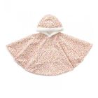 Poncho imperméable avec sherpa 12/24mois Léopard blanc