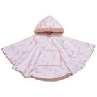 Poncho imperméable avec sherpa mongolfières 12/36mois blanc