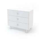 Commode 3 Tiroirs Classic Blanc