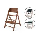 Chaise haute pliante évolutive Click & Fold 3-en-1 All Natural Dark
