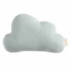 Coussin nuage coton bio riviera blue