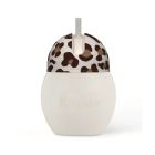 Tasse à paille antifuite en silicone médical 240 ml Coconut, Graouu