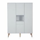 Armoire 4 portes 1 niche Cocoon Ice White