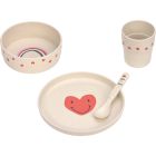 Coffret repas bébé - Happy Rascals Coeur Multicolore