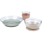 Coffret repas bébé en verre 3 pièces Natural