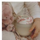 Coffret biberon naissance150 ml et doudou X Tartine et Chocolat, Rose