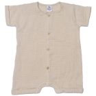 Combishort garçon en gaze lin - 18 mois