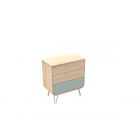 Commode pied fil Bambin Tilleul