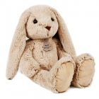 Peluche géante lapin beige Copains Câlins 50 cm