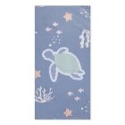 Serviette microfibre 135x65 cm - Coral Bliss Blue