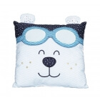 Coussin décoratif carré Lazare