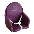 Coussin de chaise avec sangles Cassis Prune