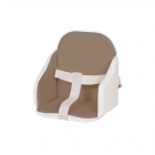 Coussin de chaise PVC à sangles PVC macaron/blanc