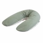 Coussin d'allaitement éponge vert sauge