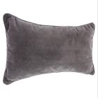 Coussin Lilou 30 x 50 cm gris foncé