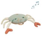 Coussin musical enfant Crabe menthe