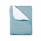 Couverture bébé 75x100 cm Tetra Jersey bleu minéral