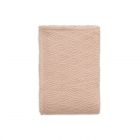 Couverture bébé 75x100 cm River Knit Pale Pink et Coral Fleece