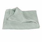 Couverture bébé tricot 80x80 cm Frosty green