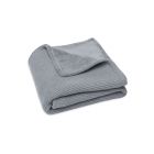 Couverture bébé 75x100 cm Basic Knit Stone Grey et Fleece