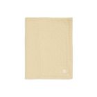 Couverture berceau 75x100 cm Gaze de coton Jacquard Vanilla