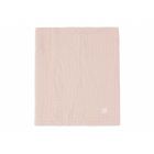 Couverture berceau 75x100 cm Gaze de coton Jacquard Wild Rose