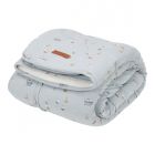 Couverture de berceau Sailors Bay Blue 70 x 100 cm